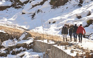 Snow Trek In Manali Rumsu To Manali Snow Trekking Adventure Nation Snow Trek In Manali Rumsu To Manali Snow Trekking Adventure Nation