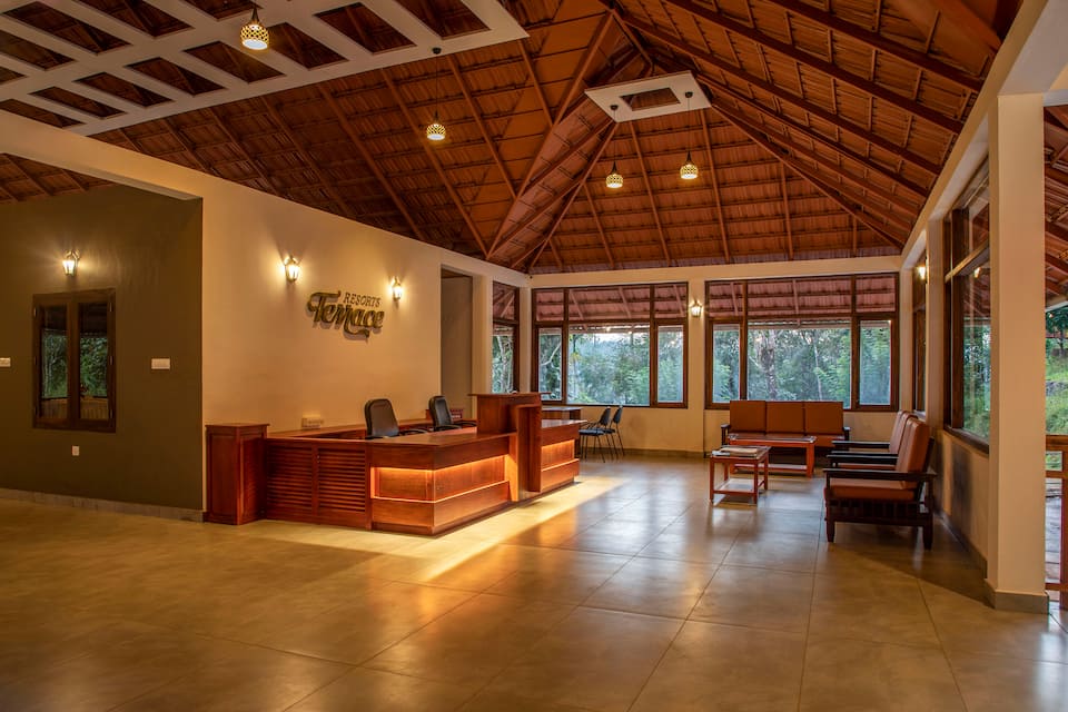Reception of Terrace Resorts Wayanad