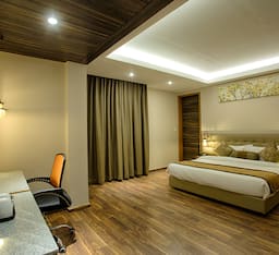 Presidential Suite with Living Area and Work Desk