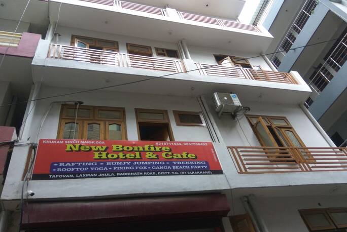 New Bonfire Hotel Cafe In Rishikesh Book Room Night - 