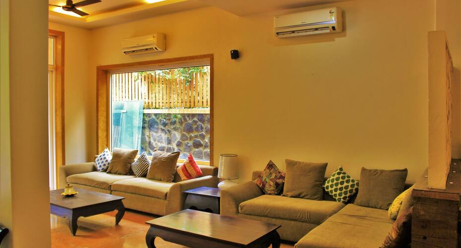 Serenity Villa Lonavala Price Reviews Photos Address Bungalow located at takave lonavala a 10 to 15 minutes drive from the lonavala main market.