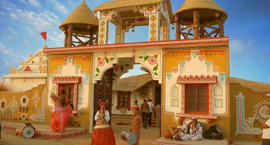 Chokhi Dhani desert Camp resort, Jaisalmer 1