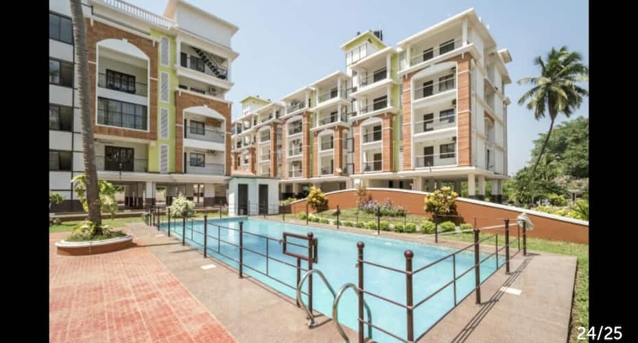 Pool facing, fully furnished 1 bhk Apartment, Goa 3