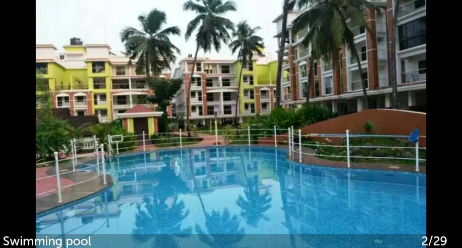 3-4bhk luxury space for 12 near beach with Pool and gym, Goa 4