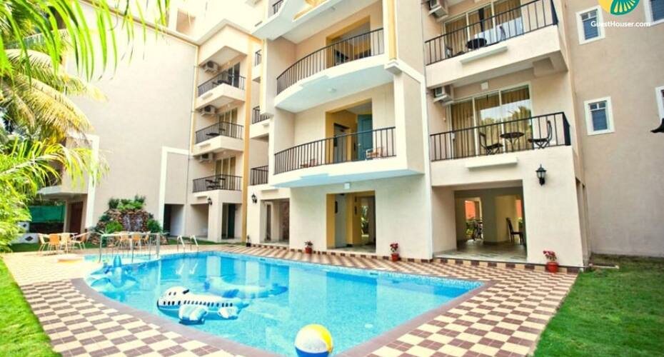1-BHK with shared pool in Majorda, Goa 3