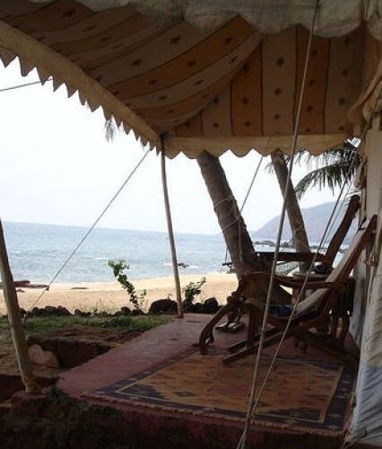 Tent stay at Cola Beach, Goa 4