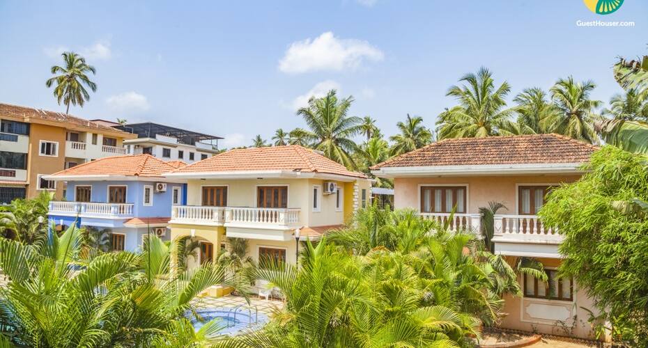 2-BR pool villa near Baga Beach, Goa 1