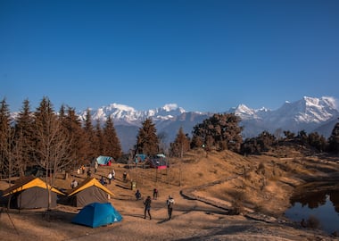 Trek - Chopta Tungnath Chandrashila Trek Via Deoria Tal (uttarakhand)