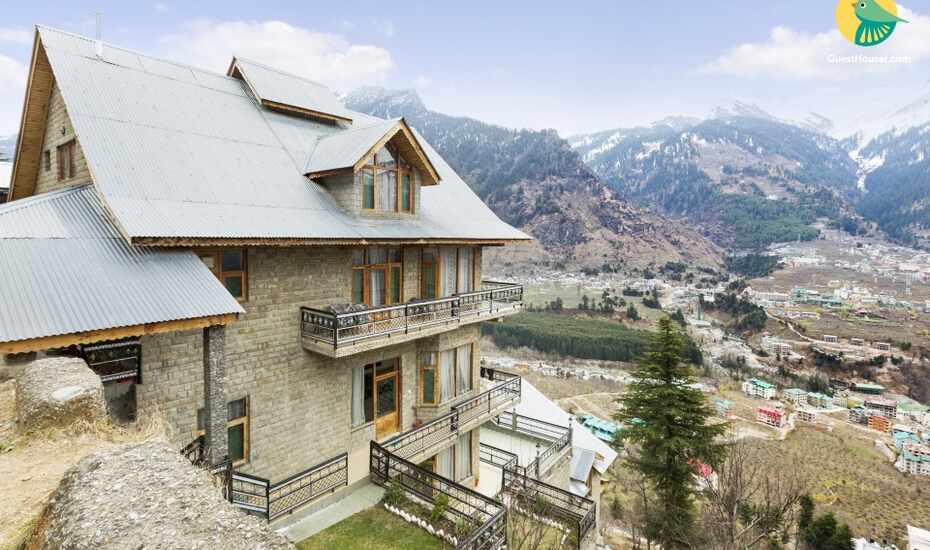 4 Br Grey Stone Cottage Close To Beas River Manali Book This