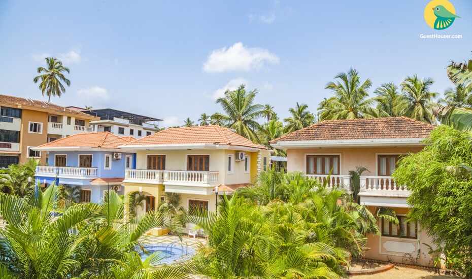 2 Br Pool Villa Near Baga Beach Goa Book This Hotel At The Best