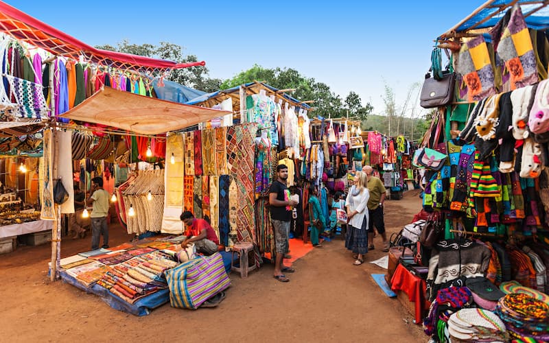 Anjuna Flea Market, Goa