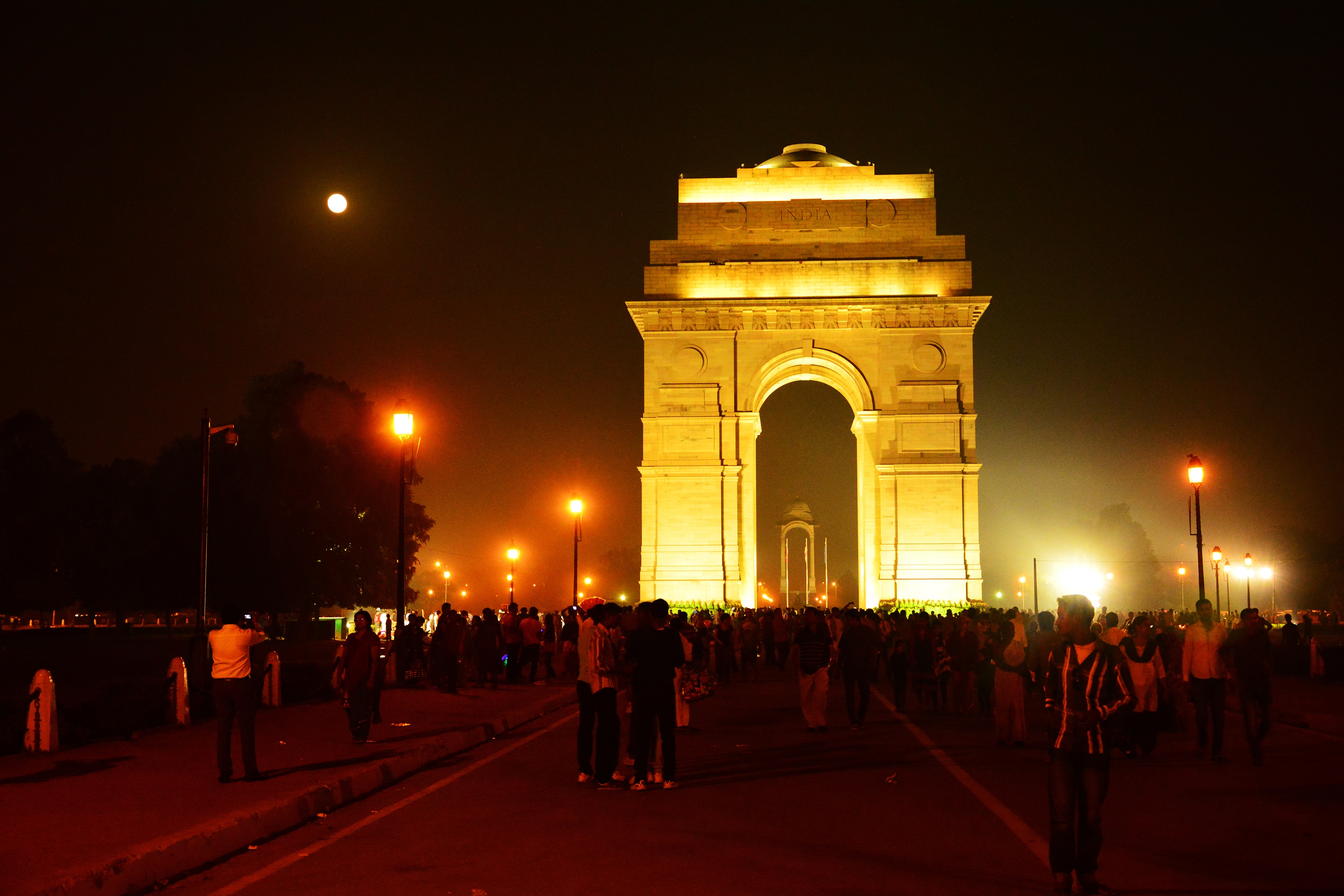 best time to visit india gate delhi