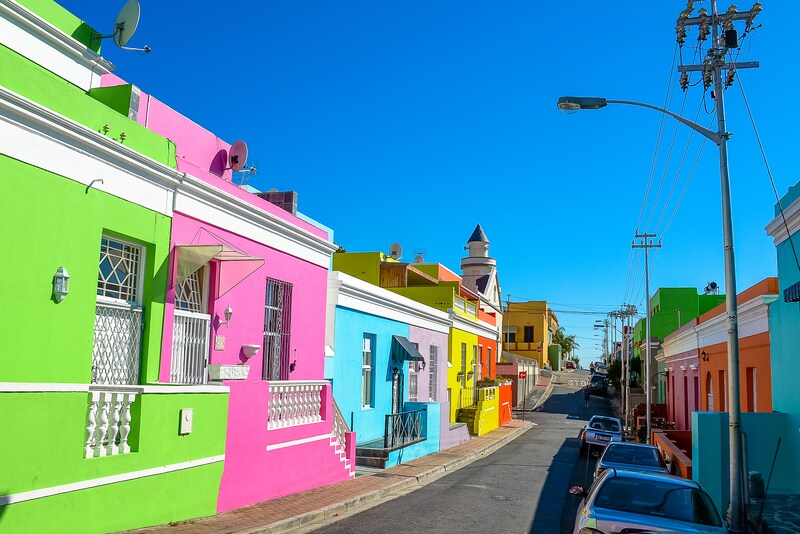 خیابان های رنگارنگ Bo-Kaap